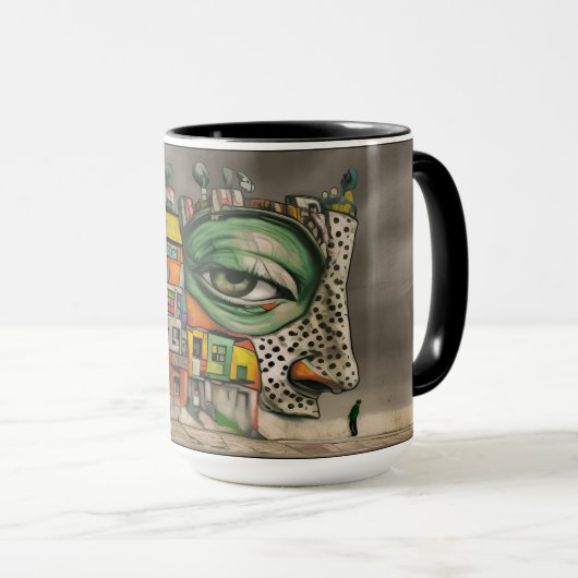 The house is unimpressed mok (Voorkant rechts)