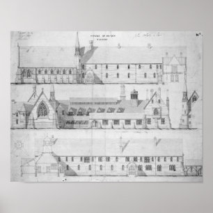The House of Mercy, Clewer, c.1853 Poster