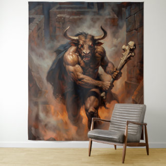 The Hulking Minotaur of the Labyrinth Wandkleed