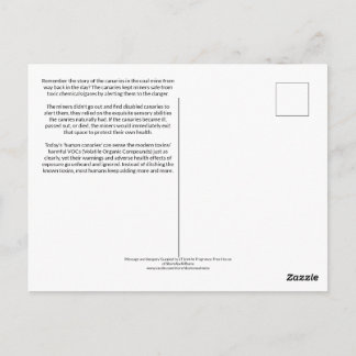 The Human Canaries Already Know Briefkaart