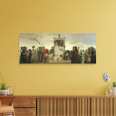 The Human Comedy, c.1852 Canvas Afdruk (Insitu (Woonkamer))