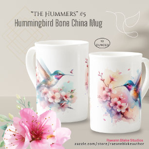 "The Hummers" #5 Mug en porcelaine colibri