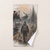 The Hunter , Dans le silence sauvage (Serviette à main)