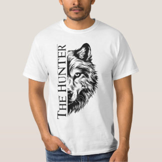 The Hunter Wolf Unisex T-Shirt – Heren