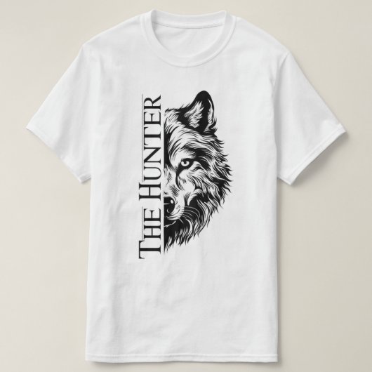 The Hunter Wolf Unisex T-Shirt – Mens (Design devant)