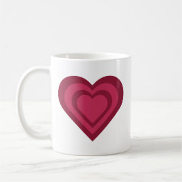 The hypnotising heart mug  koffiemok