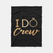 The I Do Crew  Fleece Deken (Voorkant)