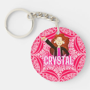 The Incredible 5 Crystal beroemd gemaakt door Jenn Sleutelhanger