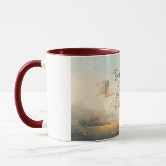 The Inspirational Quote mug (Gauche)