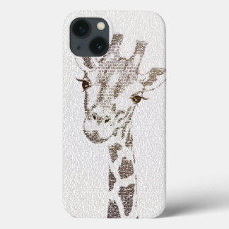 The Intellectual Giraffe iPhone 13 Hoesje