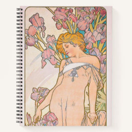 The Iris (1897) by Alphonse Mucha  Notitieboek