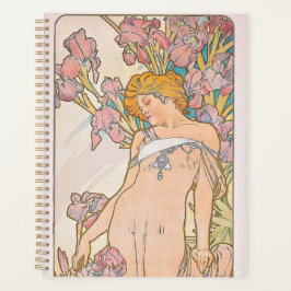 The Iris (1897) by Alphonse Mucha  Planner
