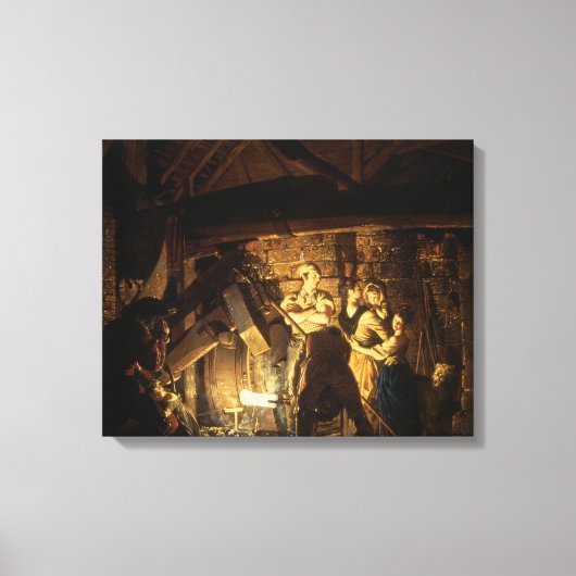 The Iron Forge, 1772 Canvas Afdruk (Voorkant)