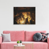 The Iron Forge, 1772 Canvas Afdruk (Insitu (Woonkamer))