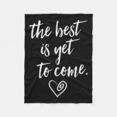 The Is Yet To Come Fleece Deken (Voorkant)