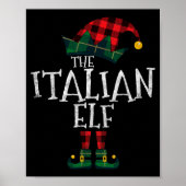 The Italian Elf Matching Family Group Gift Funny C Poster (Voorkant)