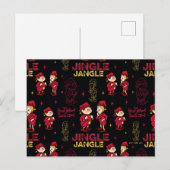 THE JAAR ZONDER EEN SANTA CLAUS™ | Elf Patroon Feestdagenkaart (Voorkant / Achterkant)