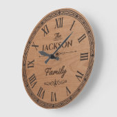 The JACKSON Family Wall Clock  Grote Klok (Hoek)