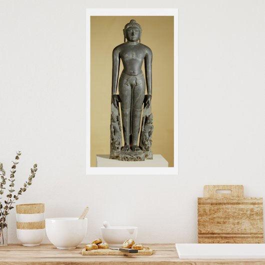 The Jain Tirthankara, Parsvanatha, Rajasthan, Prat Poster (Keuken)