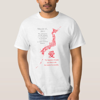 The Japanese Islands are filled with the mind of s T-shirt