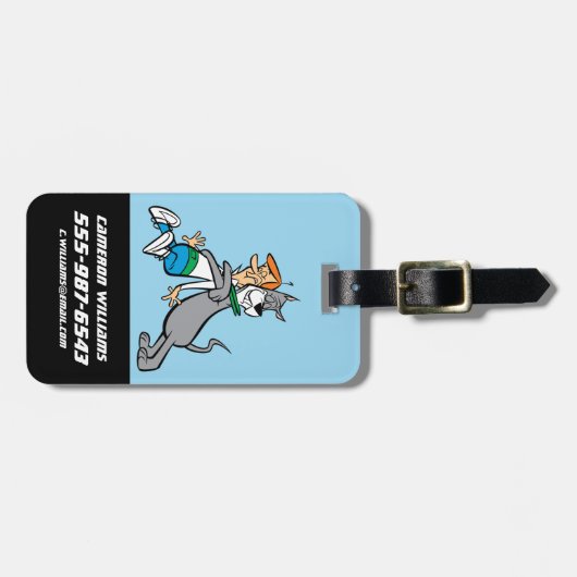 The Jetsons | George & Astro Hug Bagagelabel (Voorkant horizontaal)