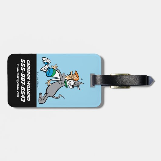 The Jetsons | George & Astro Hug Bagagelabel (Achterkant horizontaal)