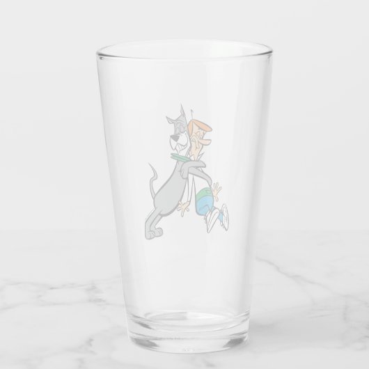 The Jetsons | George & Astro Hug Glas (Achterkant)