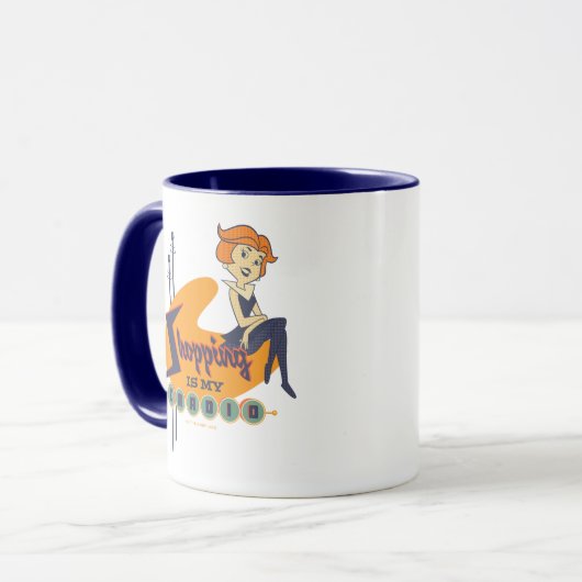 The Jetsons | Winkelen is mijn therapie Mok (Voorkant links)