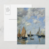 The Jetty at High Tide, Trouville Briefkaart (Voorkant / Achterkant)