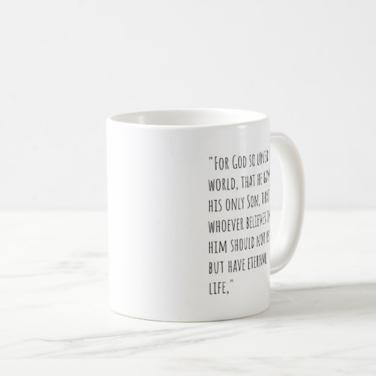 The "John 3:16" Mug (Devant droit)