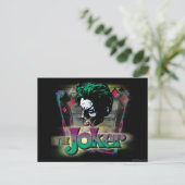 The Joker - Face and Logo Briefkaart (Staand voorkant)