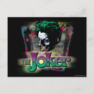 The Joker - Face and Logo Briefkaart