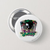 The Joker - Face and Logo Ronde Button 5,7 Cm (Voorkant /achterkant)