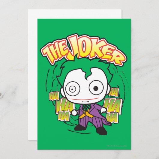 The Joker - Mini Kaart (Voorkant / Achterkant)