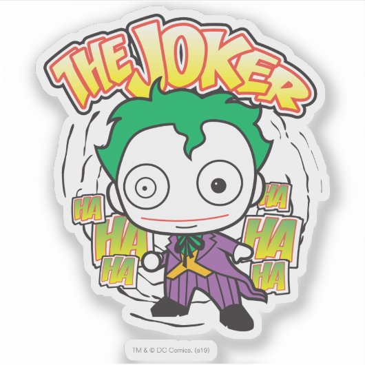 The Joker - Mini Sticker (Voorkant)