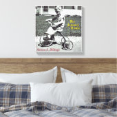 "The Journey Home" in canvas gewikkeld Poster (Insitu (Slaapkamer))