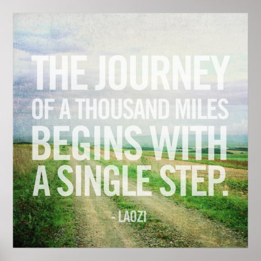 The Journey of A Thousand Miles Poster (Devant)