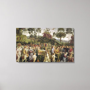 The Journey of Moses, c.1481-83 Canvas Afdruk