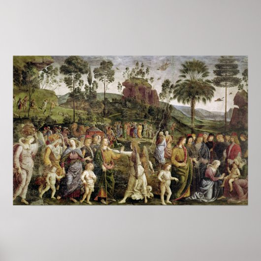 The Journey of Moses, c.1481-83 Poster (Voorkant)