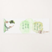 The Journey of Self Waterverf Yoga Mat (Voorkant (horizontaal))