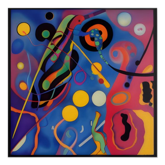 The Kandinsky Bug Perfect Poster (Voorkant)
