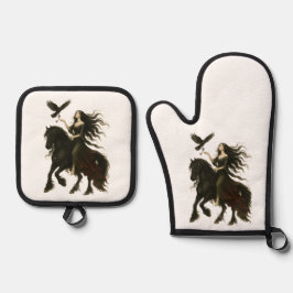 "The Key" Collection Throw Pillow Ovenwant & Pannenlap Set