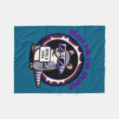 The Kids Ready Total Solar Eclipse Armadillo Fleece Deken (Voorkant (Horizontaal))