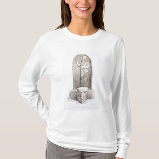The King and Sacrificial Altar, Nimrud, bord 4 voo T-shirt (Voorkant)