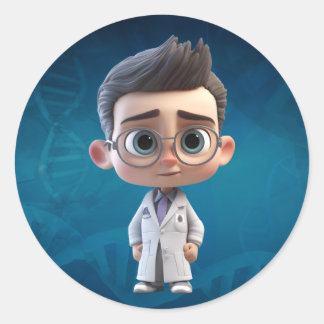 The King du Monde Youtube Ronde Sticker