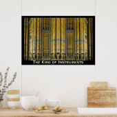 The King of Instruments affiche d'orgue - Birmingh (Cuisine)