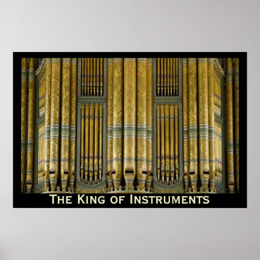 The King of Instruments affiche d'orgue - Birmingh (Devant)