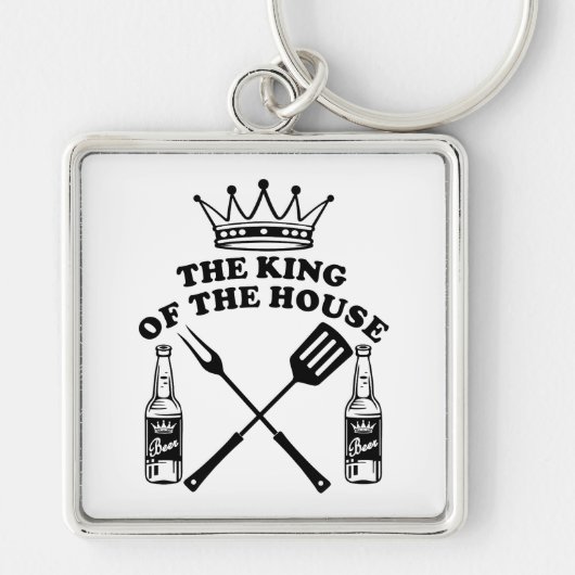 The King of the House Beer Sleutelhanger (Voorkant)