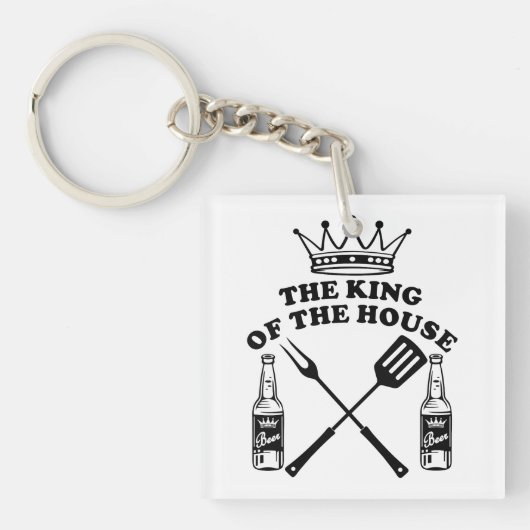 The King of the House Beer Sleutelhanger (voorkant)