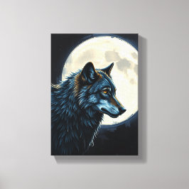 The King Of The Moon Canvas Afdruk
